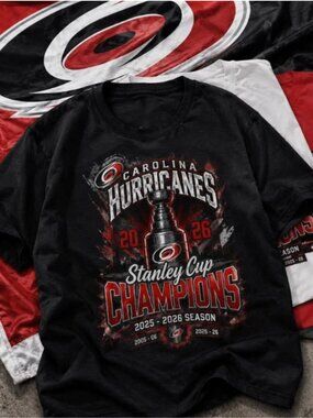 Carolina Hurricanes 2026 Stanley Cup Champions Graphic T-Shirt